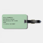 グスタフクリムト-ベビー/クレードル ラゲッジタグ (裏面横)