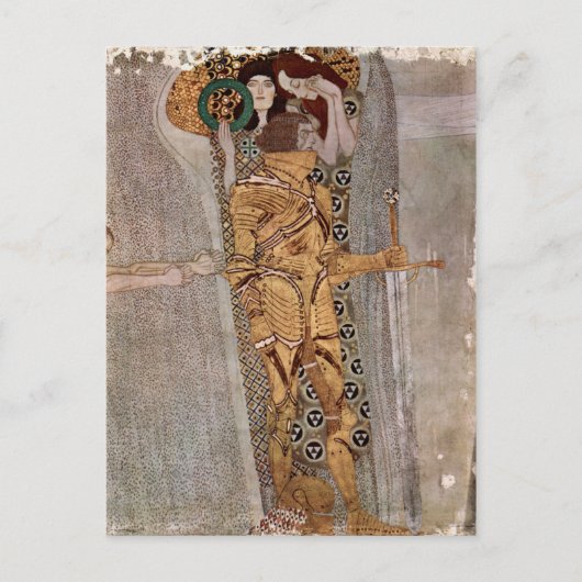 グスタフクリムト～ベートーヴェンフリース葉書 ポストカード (正面)