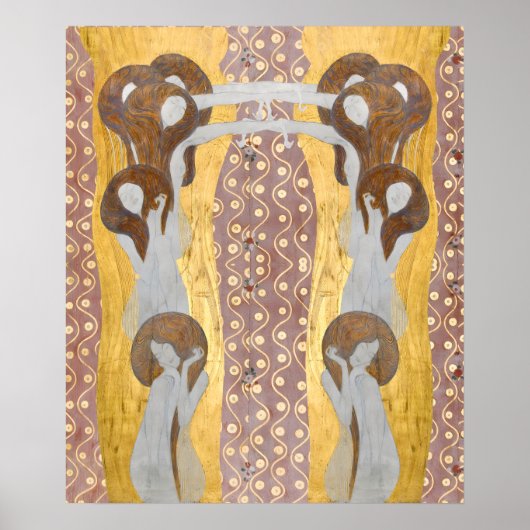 グスタフクリムト – ベートーヴェンフリーズのアーツ詳細 ポスター (正面)