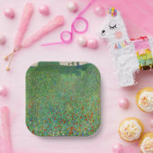 グスタフクリムト – ポピーフィールド ペーパープレート (パーティー)