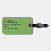 グスタフクリムト – ポピーフィールド ラゲッジタグ (裏面横)