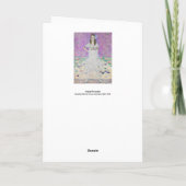 グスタフクリムト – マダプリマヴェシ カード (裏面)