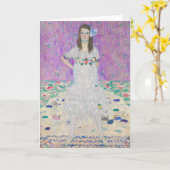 グスタフクリムト – マダプリマヴェシ カード (黄色い花)