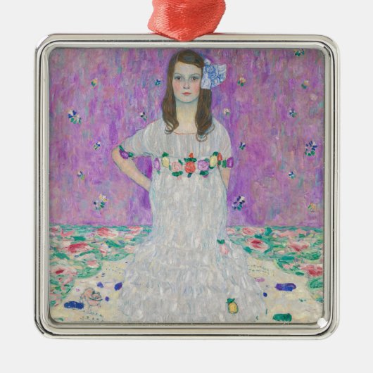 グスタフクリムト – マダプリマヴェシ メタルオーナメント (正面)