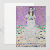 グスタフクリムト – マダプリマヴェシ 招待状 (正面/裏面)