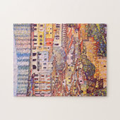 グスタフクリムト。マルセシネアムガルダ絵画セズ ジグソーパズル (横)