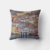 グスタフクリムト – マルセシンLake Garda Italy クッション (裏面)