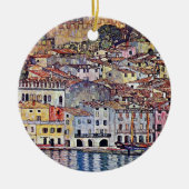 グスタフクリムト – マルセシンLake Garda Italy セラミックオーナメント (正面)
