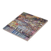 グスタフクリムト – マルセシンLake Garda Italy タイル (側面)