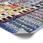 グスタフクリムト – マルセシンLake Garda Italy ポスター (角)