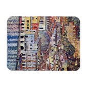 グスタフクリムト – マルセシンLake Garda Italy マグネット (横)