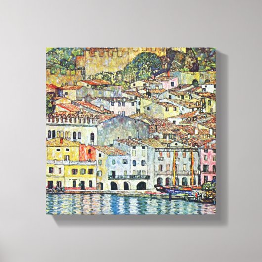 グスタフクリムト – マルセナアットザガルダシー キャンバスプリント (正面)