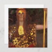 グスタフクリムト-ミネルヴァまたはパラスアテナ シーズンカード (正面/裏面)