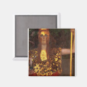 グスタフクリムト – ミネルヴァまたはパラスアテナ マグネット (正面/裏面)