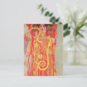 グスタフクリムト – メディジン ポストカード (スタンド正面)