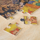 グスタフクリムト – レディーウィズファン ジグソーパズル (側面)