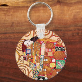 グスタフクリムト – 受け入れ – ファインアート絵画ズ キーホルダー (正面)
