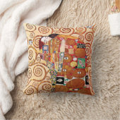 グスタフクリムト – 受け入れ – ファインアート絵画ズ クッション (ブランケット)