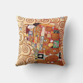 グスタフクリムト – 受け入れ – ファインアート絵画ズ クッション (裏面)