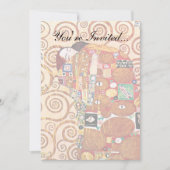 グスタフクリムト – 受け入れ – ファインアート絵画ズ 招待状 (正面)