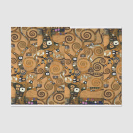 グスタフクリムト、命の木。 薄葉紙