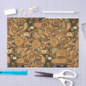 グスタフクリムト、命の木。 薄葉紙 (クラフト)