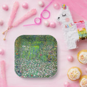 グスタフクリムト – 園芸風景と丘の頂上 ペーパープレート (パーティー)