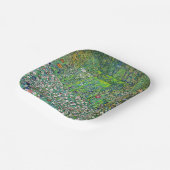 グスタフクリムト – 園芸風景と丘の頂上 ペーパープレート (傾斜あり)