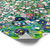 グスタフクリムト – 園芸風景と丘の頂上 ポスター (角)