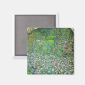 グスタフクリムト – 園芸風景と丘の頂上 マグネット (正面/裏面)