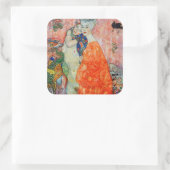 グスタフクリムト – 女性の友達 スクエアシール (バッグ)