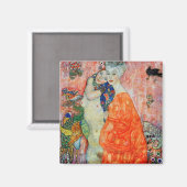 グスタフクリムト – 女性の友達 マグネット (正面/裏面)