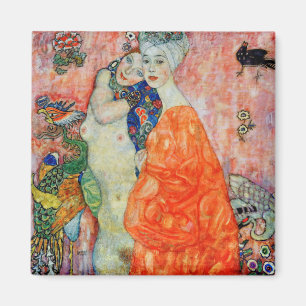 グスタフクリムト – 女性の友達 マグネット