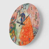 グスタフクリムト – 女性の友達 ラージ壁時計 (傾斜)