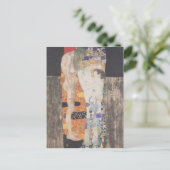 グスタフクリムト – 女性の3つの年齢 ポストカード (スタンド正面)