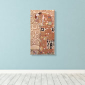 グスタフクリムト – 抱擁 キャンバスプリント (インサイチュ (ウッドフロア))