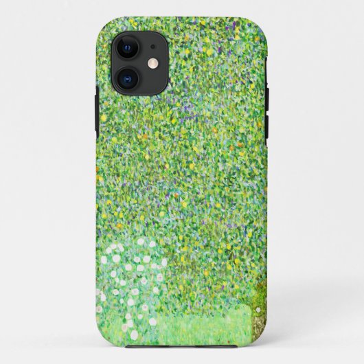 グスタフクリムト、木の下のバラの茂み Case-Mate iPhoneケース (裏面)