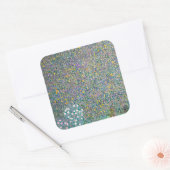 グスタフクリムト – 木の下のローズブッシュ スクエアシール (封筒)