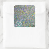 グスタフクリムト – 木の下のローズブッシュ スクエアシール (バッグ)