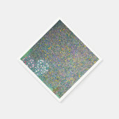 グスタフクリムト – 木の下のローズブッシュ スタンダードカクテルナプキン (角)