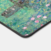 グスタフクリムト – 木の下のローズブッシュ デスクマット (コーナー)