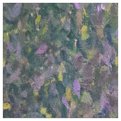 グスタフクリムト – 木の下のローズブッシュ ファブリック (クローズアップ)