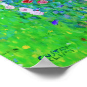 グスタフクリムト – 木の下のローズブッシュ ポスター (角)