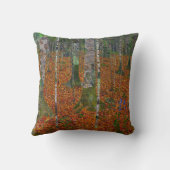 グスタフクリムト-樺の木ウッド クッション (裏面)