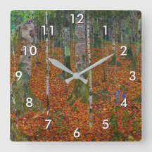 グスタフクリムト-樺の木ウッド