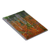 グスタフクリムト-樺の木ウッド ノートブック (右側)