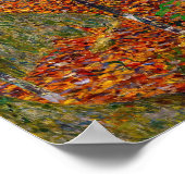 グスタフクリムト-樺の木ウッド ポスター (角)