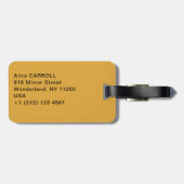 グスタフクリムト-樺の木ウッド ラゲッジタグ (裏面横)