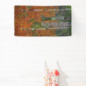 グスタフクリムト-樺の木ウッド 横断幕 (インサイチュ)