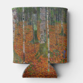 グスタフクリムト-樺の木ウッド 缶クーラー (裏面)